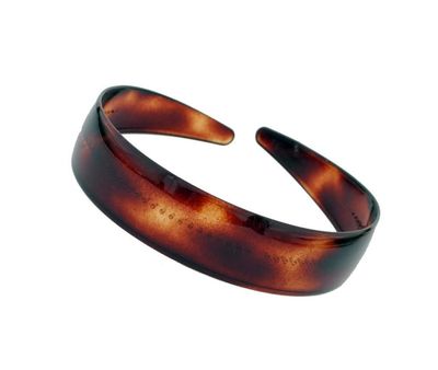 Caravan Our Comfortable Headband Made Of Celluloid Acetate In France In Tortoise Shell Color