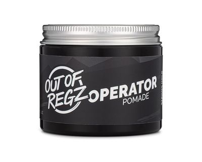 Out of Regz Operator Water Based Pomade for Men - Strong Hold, Natural Matte Finish, Sweat &amp; Humidity Resistant, Natural Ingredients for Hair Health
