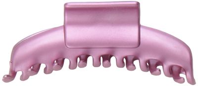 Caravan Classic Rounded Teeth Hair Claw in Satin Color Finsh Square Handle To Open