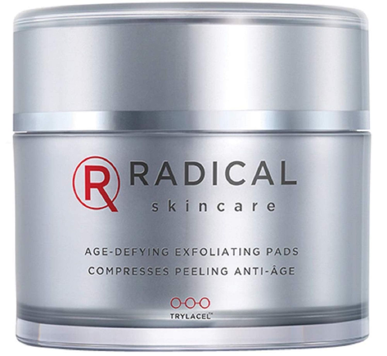 Radical Skincare Age-Defying Exfoliating Pads - Remove Dead Skin, Even &amp; Brighten Skin Tone for Radiant Glow - For All Skin Types Including Sensitive Skin - Paraben &amp; Cruelty Free (60 Pads)