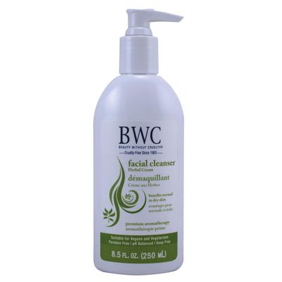 Beauty Without Cruelty Herbal Cream Facial Cleanser, 8.5 Ounces