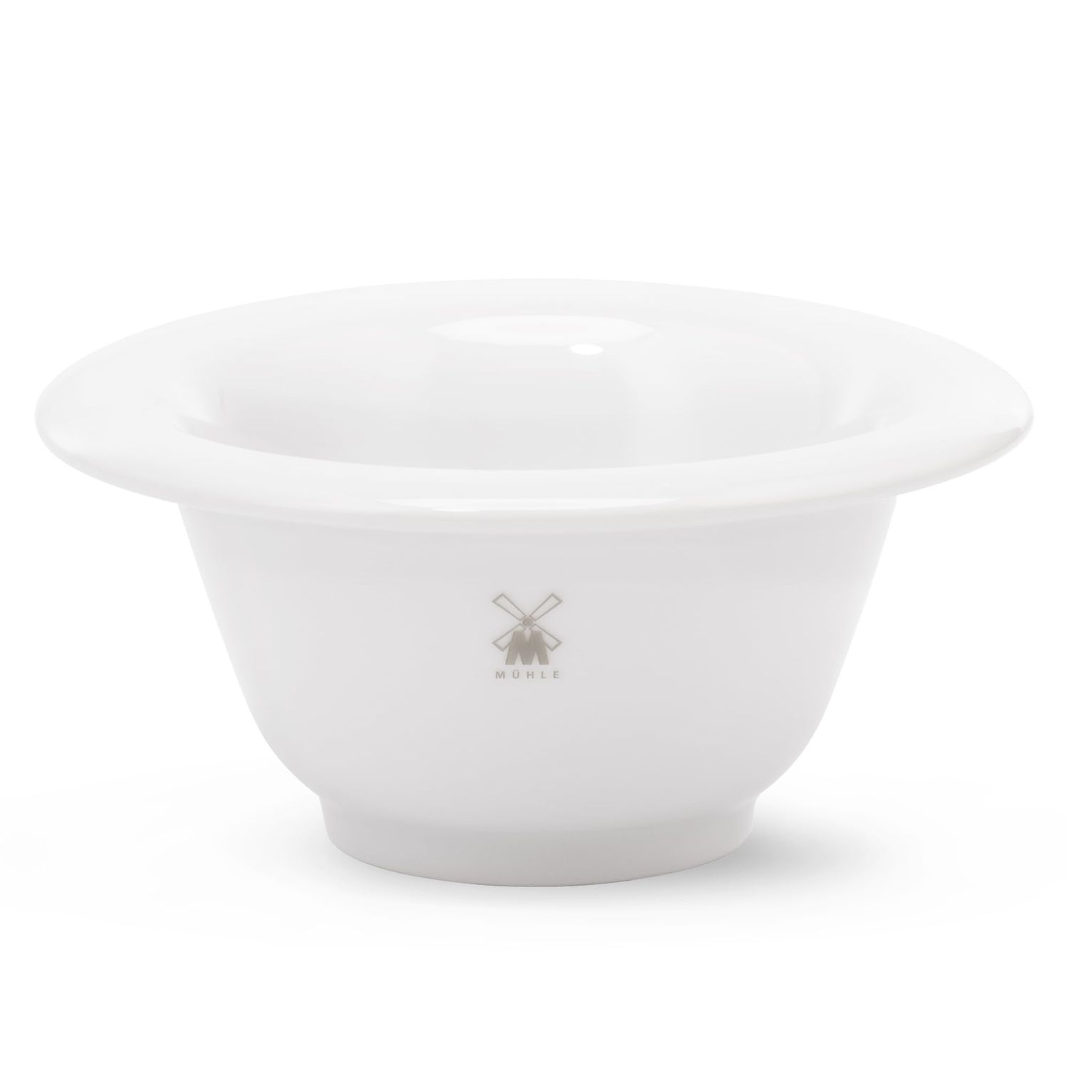MHLE White Porcelain Platinum Rim Shaving Dish