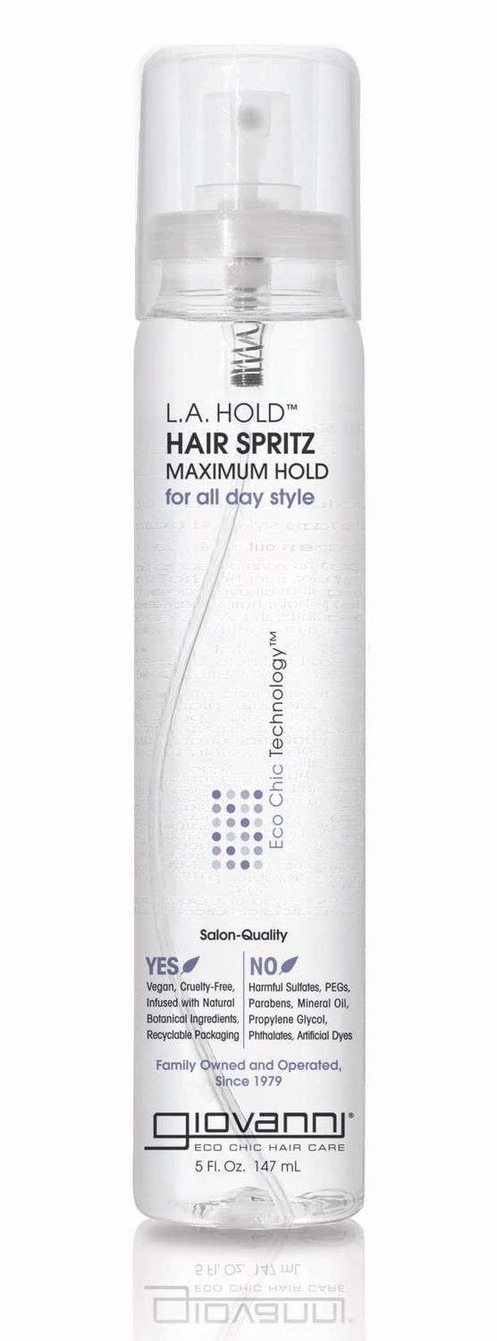 GIOVANNI L.A. Hold Hair Spritz - Maximum Hold Styling Spray, Lightweight, Lauryl &amp; Laureth Sulfate Free - 5 oz (Pack of 3)