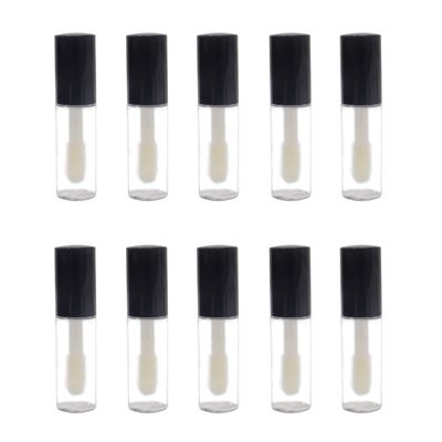 Honbay 10PCS 1.2ml Mini Reusable Clear Empty Lip Gloss Containers Travel Empty Lip Gloss Bottle Tube Vials for Lipstick Samples, Lip Balms