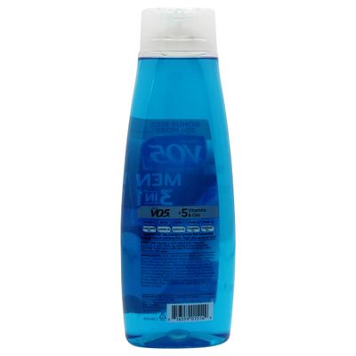 VO5 Alberto Men 3 in 1 Fresh Ocean Surge - 3 in 1 Shampoo Conditioner and Body Wash - With 5 Oils and 5 Vitamins - Energizing Ocean Scent - 15 oz