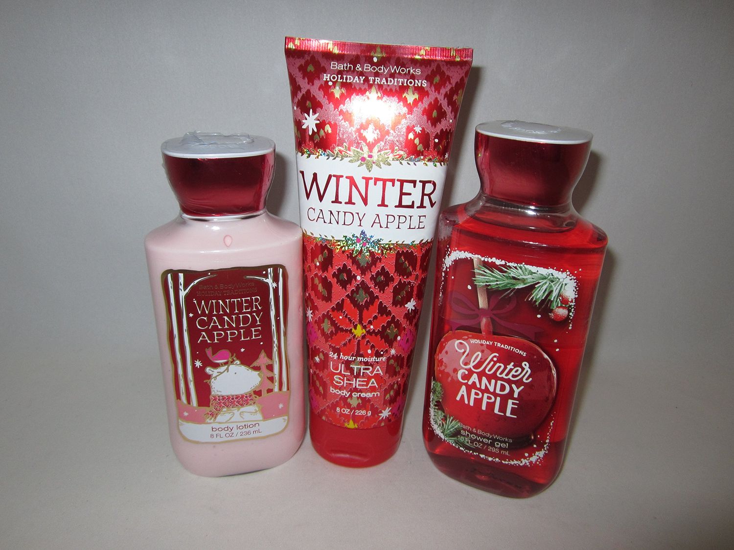 Bath &amp; Body Works Winter Candy Apple Bagged Gift Set