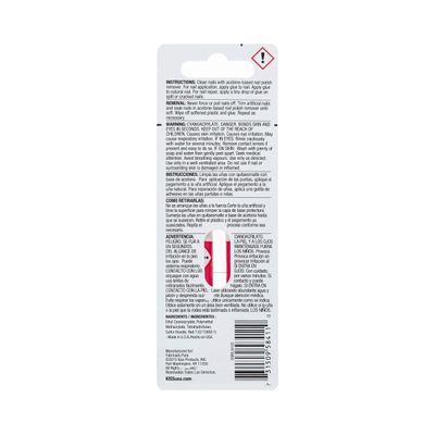 Kiss Pink Gel Nail Glue w/ 2 Pipettes (1 Pack)