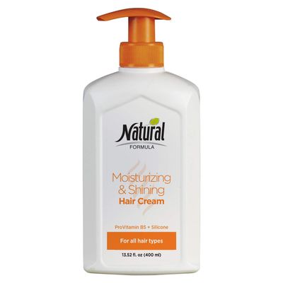 Natural Formula Moisturizing &amp; Styling Hair Cream Silicon for All Hair Types 400 ml