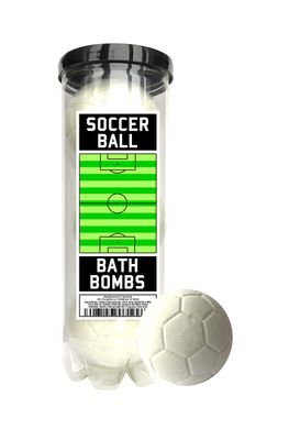 Soccer Bath Bombs - 3 Pack - Soccer Gifts for Boys and Girls and Women, Soccer Coach Gifts, Soccer Team Gifts, Soccer Accessories for Girls, Soccer Coach, Soccer Bracelet for Girls, Soccer Balls