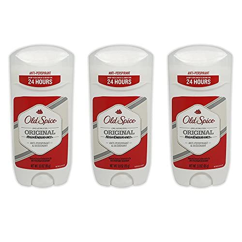 Old Spice High Endurance Anti-Perspirant &amp; Deodorant, Original 3 oz (Pack of 3)