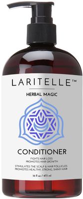 Laritelle Organic Conditioner 16 oz | Hair Loss Prevention, Anti-Breakage, Split Ends Treatment | Rosemary &amp; Saw Palmetto | NO GMO, Gluten, Alcohol, Paraben, Phthalates | Unscented. Hypoallergenic
