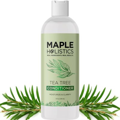 Tea Tree Conditioner for Dry Hair - Tea Tree Oil Conditioner for Oily Hair and Sulfate Free Conditioner for Dry Hair - Cleansing Conditioner and Tea Tree Dry Scalp Care with Tea Tree Oil for Hair
