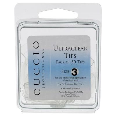 Cuccio Pro Ultraclear Tips - 3 50 Pc, 50count