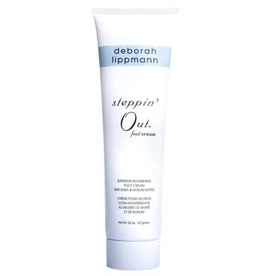 Deborah Lippmann Steppin&#39; Out Foot Cream | Moisturizes &amp; Softens Dry Feet, Restores Flexibility &amp; Cracked Heels for Healthy Skin | Non-Greasy | 5.2 Oz
