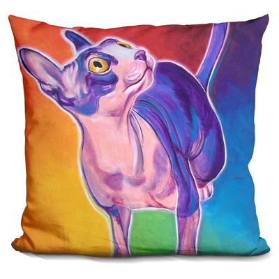 LiLiPi Cat-Bree Decorative Accent Throw Pillow