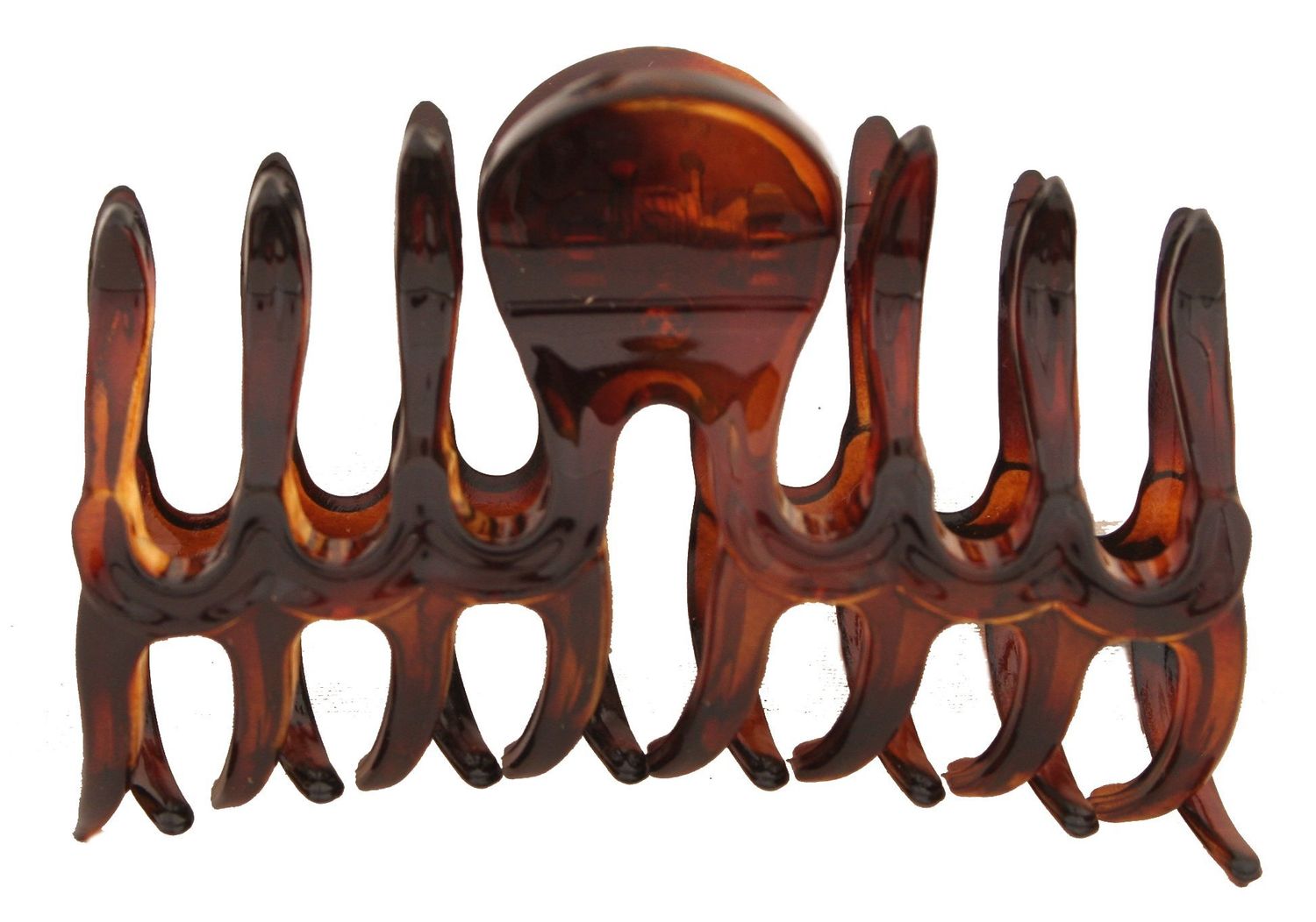 Caravan Spike Rake Hair Claw in Tortoise Shell Color