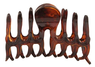 Caravan Spike Rake Hair Claw in Tortoise Shell Color
