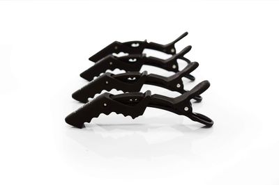 Colortrak Rubberized Jumbo Croc Clips - 4 Pack, Rubberized Finish Croc Clips to Prevent Slippage, Stain Resistant, Ergonomic Grip, Double-Hinged Design, 5.3&quot; Long