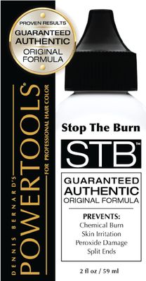 POWERTOOLS STB, The Original Stop The Burn 2 oz | Mix Directly Into Hair Color Formula To Lessen Scalp Irritation From Hair Color