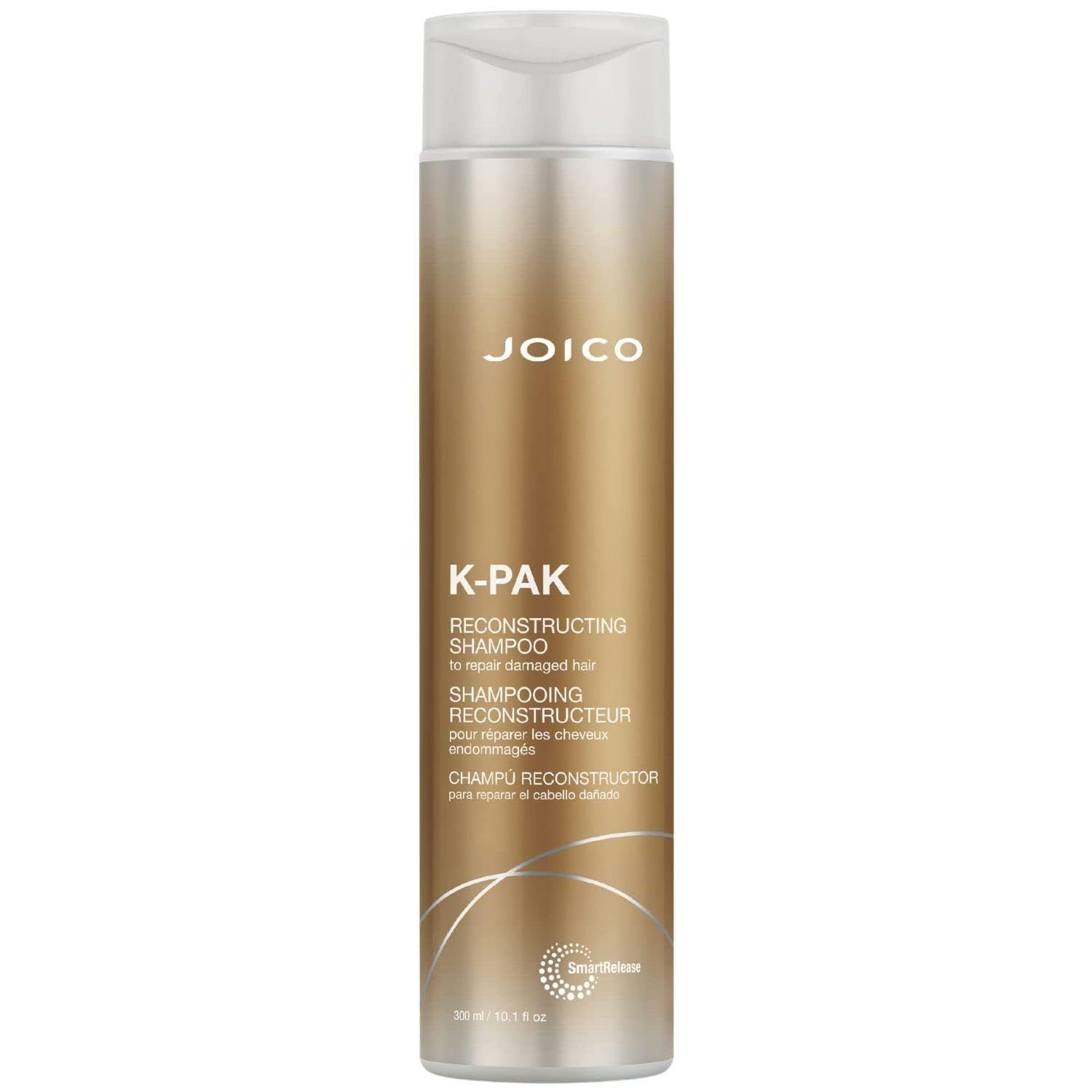 Joico K-PAK Daily Reconstructing Shampoo | For Damaged Hair | Repair &amp; Prevent Breakage | Boost Shine | With Keratin &amp; Guajava Fruit Extract | 10.1 Fl Oz
