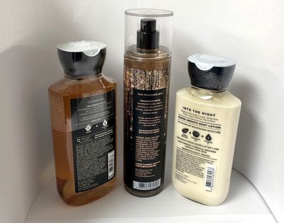 Into the Night - 3 pc Bundle - Daily Trio - Shower Gel, Fine Fragrance Mist &amp; Super Smooth Body Lotion
