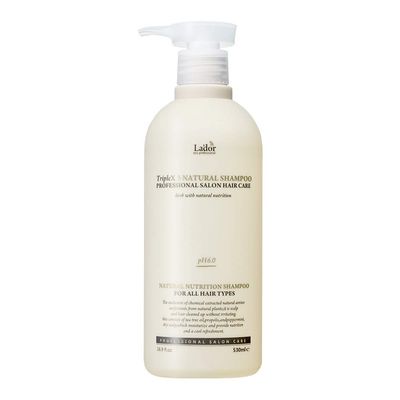 LA&#39;DOR TripleX 3 Deep Cleansing Shampoo for Dry Itchy Sensitive Scalp Dandruff Naturally-derived Ingredients Tea Tree Lemon Lavender Sulfate-free Korean Hair Care
