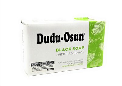 Dudu-osun, African Black Soap, 100% Pure, 150g. (Pack of 4)