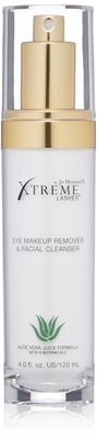 Xtreme Lashes Eye Makeup Remover &amp; Facial Cleanser (4 Fl Oz) | Lash Cleanser &amp; Shampoo for Healthy Lashes