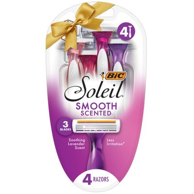 BIC Soleil Twilight Disposable Razor, Women, 4-Count (Pack of 6)