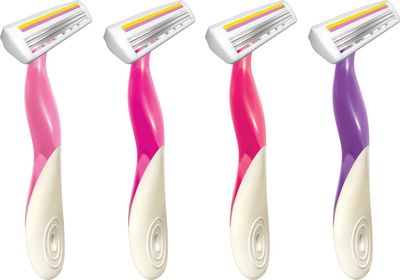 BIC Soleil Twilight Disposable Razor, Women, 4-Count (Pack of 6)