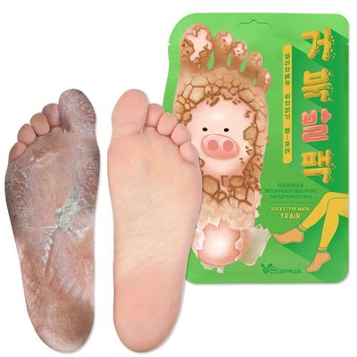 Elizavecca/Foot Peel /1 Foot Pack 2 Pairs Foot Mask - Boots for Exfoliating/foot pack review/foot pack before and after