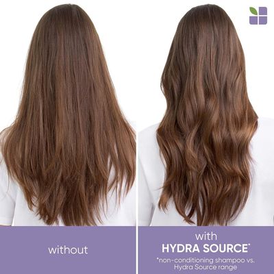 Biolage Hydra Source Deep Treatment Mask | Nourishes Dry Hair | With Aloe | Vegan &amp; Paraben-Free | Cruelty Free | Hair Treatment | 3.4 Fl. Oz