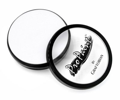 Graftobian Makeup ProPaint Face &amp; Body Paint - White Swan 30ml - Halloween Makeup - Costume Makeup for Adults - Body Paints for Adults - Face Paint Makeup - Skin Paint - Makeup Paint