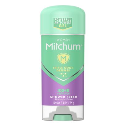 Mitchum For Women Advanced Control Anti-Perspirant Deodorant Clear Gel, Shower Fresh 3.4oz