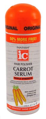 Fantasia Serum 6 Ounce Carrot Hair Polisher (178ml) (3 Pack)