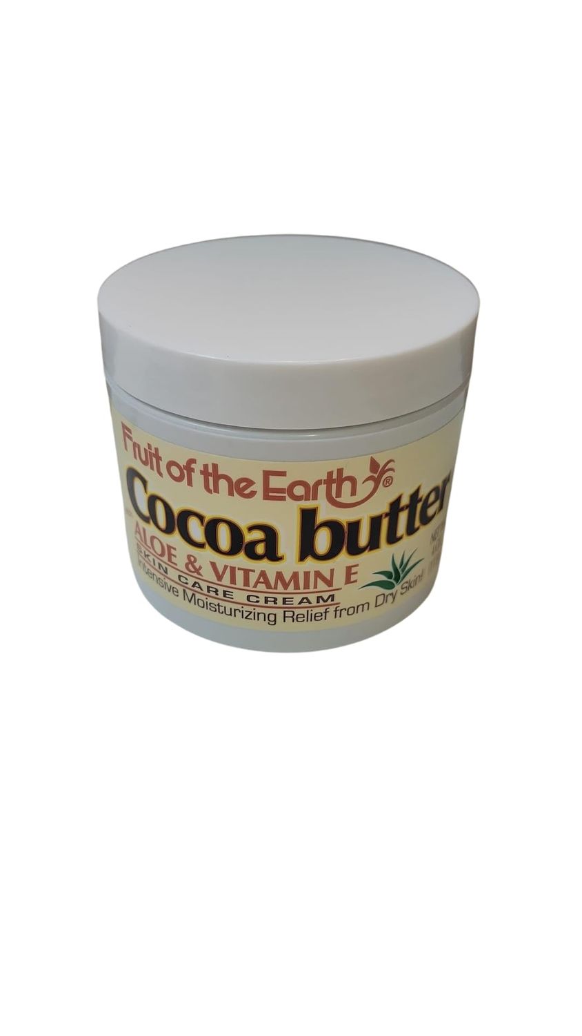 Fruit of the Earth Bogo Cream Cocoa Butter 4 Ounce Jar (118ml)