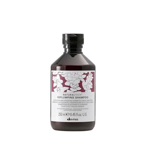 Davines Naturaltech REPLUMPING Shampoo, Gentle Cleasning To Add Hydration, Elasticity And Protection, Add Fullness, 8.45 fl. oz.