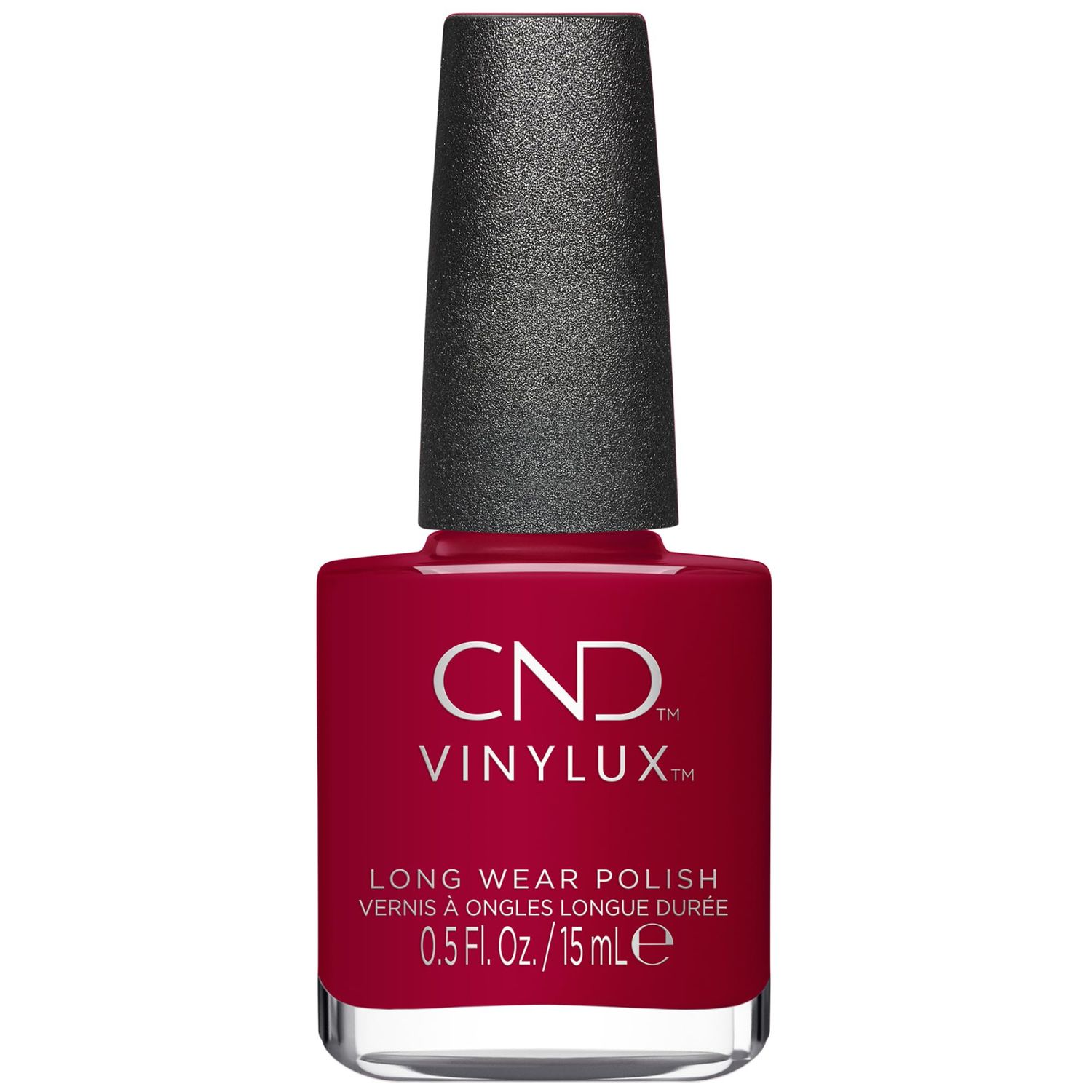 CND Vinylux Longwear Red Nail Polish, Gel-like Shine &amp; Chip Resistant Color, Element, 0.5 fl. oz