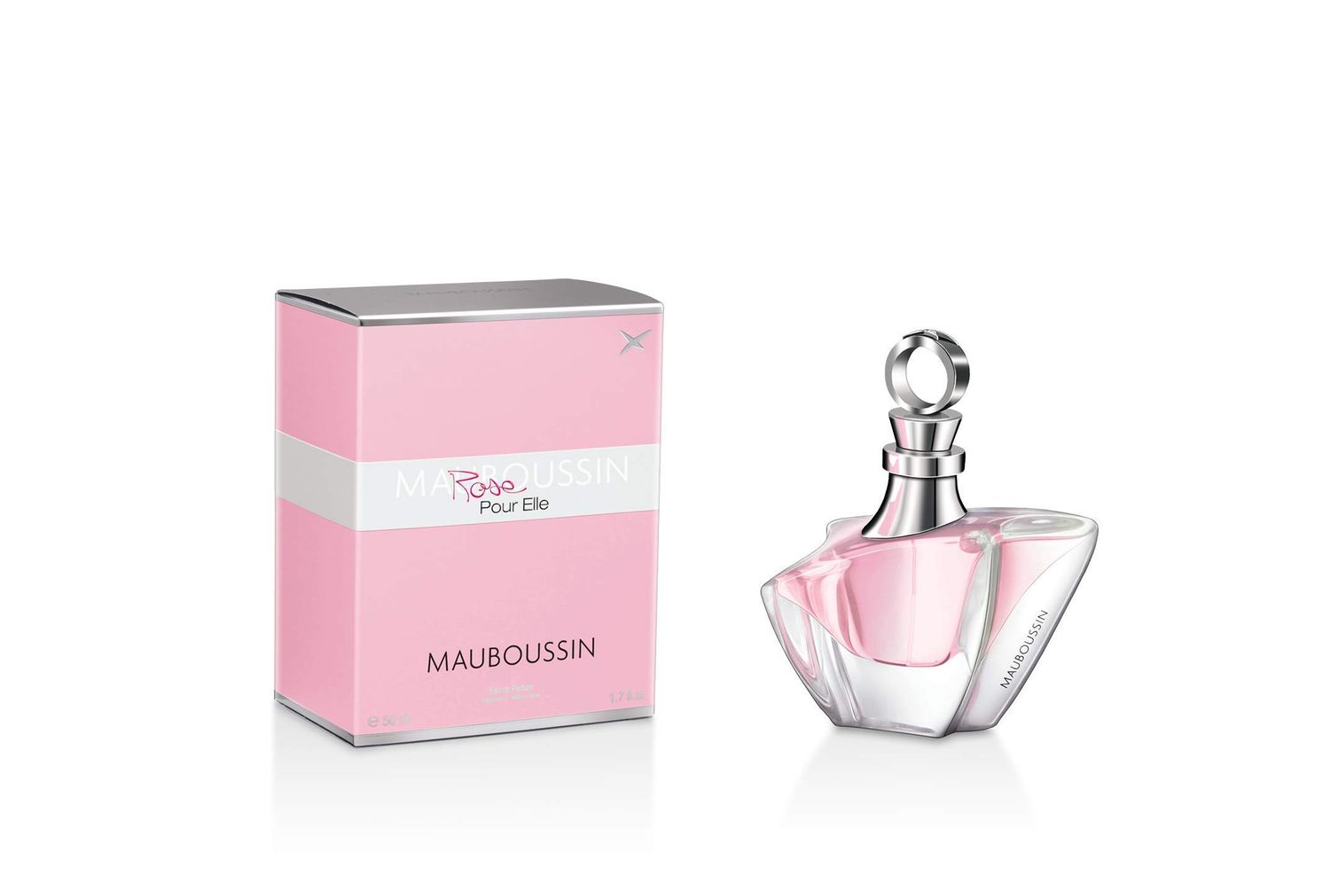 Mauboussin Rose Pour Elle Eau de Parfum Spray, 1.7 Ounce