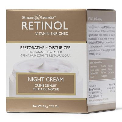 Retinol Anti-Aging Night Cream - The Original for Younger Looking Skin - Luxurious Restorative Moisturizer Works While You Sleep to Reduce Fine Lines and Other Signs of Aging