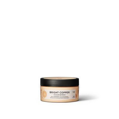 Maria Nila Colour Refresh, Bright Copper 3.4 Fl Oz, Copper Hair Mask, Semi-Permanent Pigments, 100% Vegan &amp; Sulfate/Paraben free