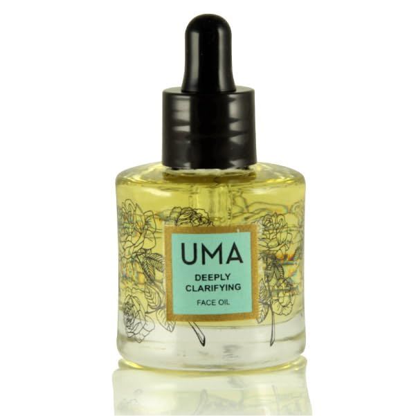 UMA Deeply Clarifying Ayurvedic Face Oil | Organic &amp; Detoxifying Face Oil For Blemish Prone, Sensitive Skin | Non-toxic, Paraben-Free, Clean &amp; Cruelty-free | For Oily to dry Skin (1 fl oz | 30ml)