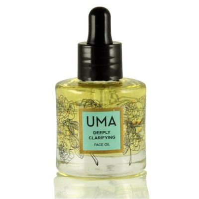 UMA Deeply Clarifying Ayurvedic Face Oil | Organic &amp; Detoxifying Face Oil For Blemish Prone, Sensitive Skin | Non-toxic, Paraben-Free, Clean &amp; Cruelty-free | For Oily to dry Skin (1 fl oz | 30ml)