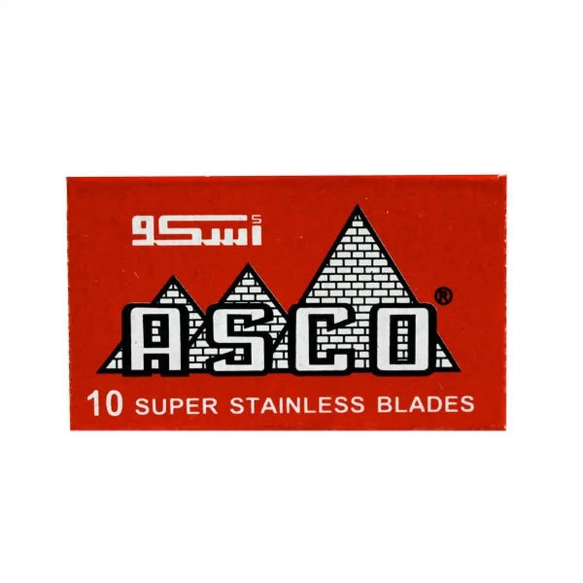 50 Asco Super Stainless Double Edge Safety Razor Blades