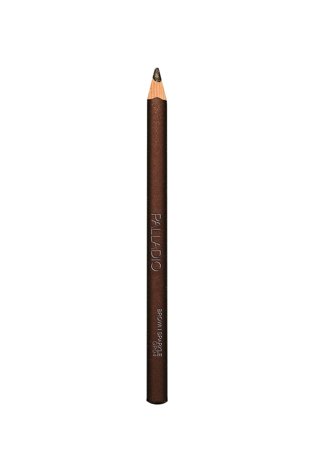 Palladio Glitter Eyeliner Pencil Longlasting Creamy Cosmetic Pencil Shimmer Eye Liner Buttery Smooth Tip Professional Makeup Glittery Pencil Sharpenable, Brown Sparkle