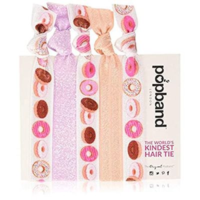 Popband Sweetie Donut Elastic Hair Tie Band 5 Pack