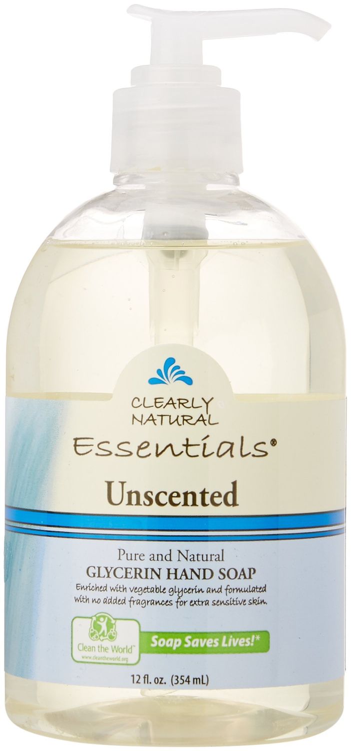 CLEARLY NATURAL Hand Soap Liquid Glycol Unscented, 12 Ounce