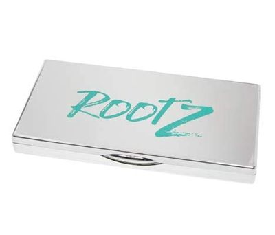 Rootz Light Brown Grey Root Touch Up Temporary Concealing Powder with Unique Dual Action Brush - Instantly Cover Grey Roots, Shape & Thicken Eyebrows - Smudge Proof, Waterproof & Wax Free