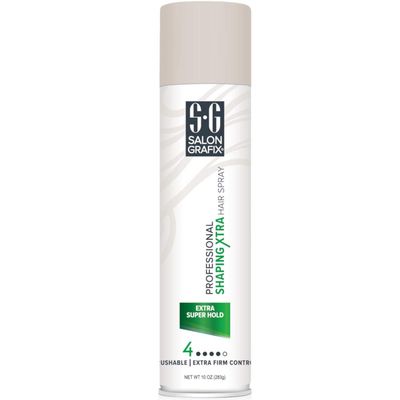 Salon Grafix Professional Shaping Xtra Hair Spray, 10 Ounces each (Value Pack of 5)