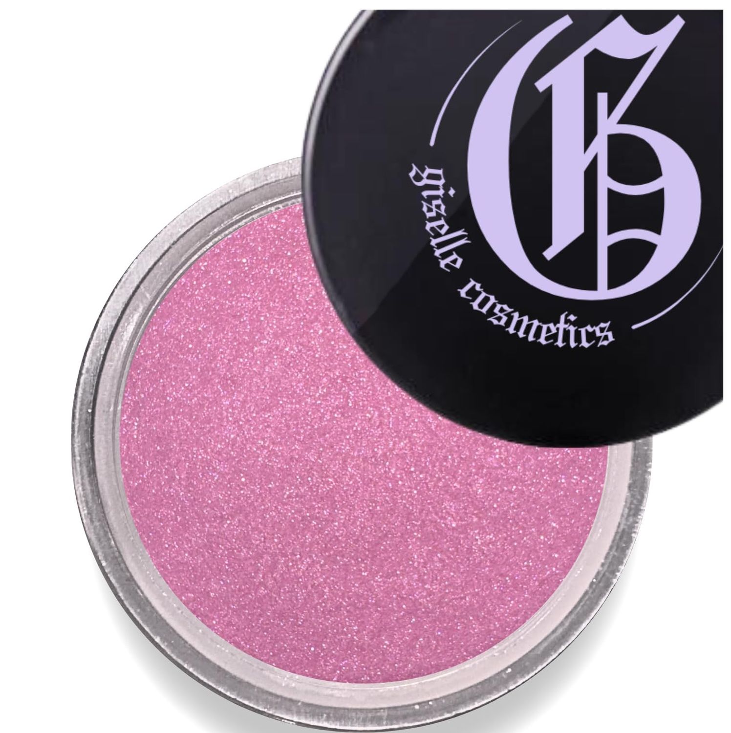 Giselle Cosmetics Bubble Gum Mineral Loose Eye Shadow - Organic, Shimmer, Sparkle &amp; Glitter Eyeshadow Palette Makeup | Pink, Lavender, Purple, Hot Pink, Metallic Eye Cream | Eye Glitter Singles